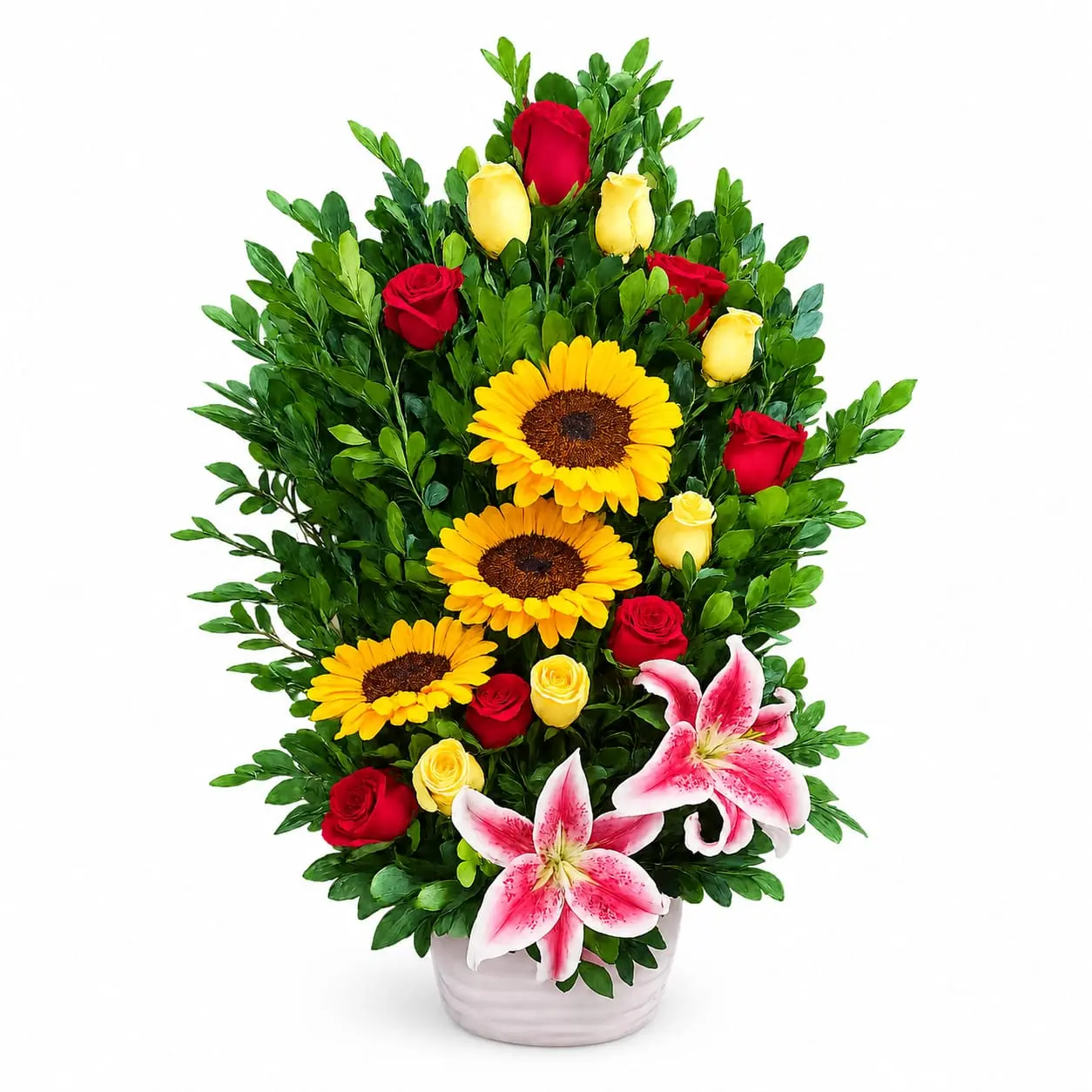 colorido de girasoles para regalo especial delivery de flores en Lima
