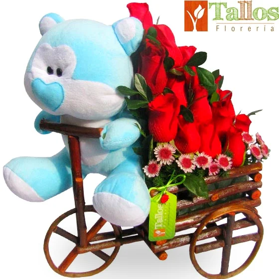 delivery de rosas rojas para regalo romántico envío de flores en Lima