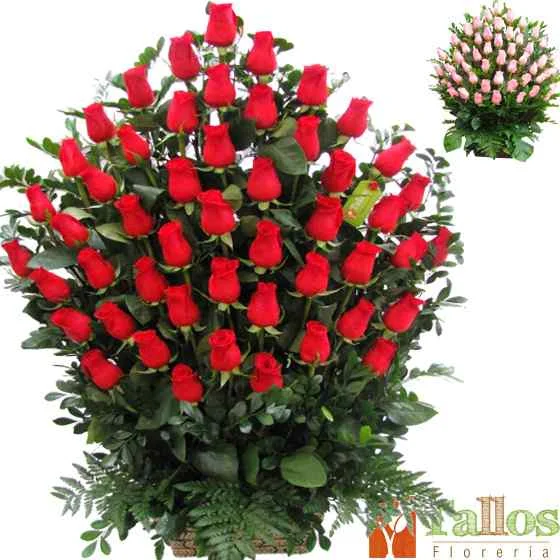 50 rosas rojas para regalo romántico delivery de flores en Lima
